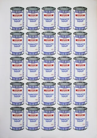 石版画 Banksy - Tesco Soup Can