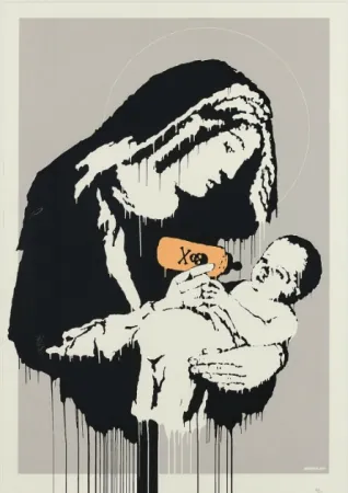 丝网印刷 Banksy - Toxic Mary