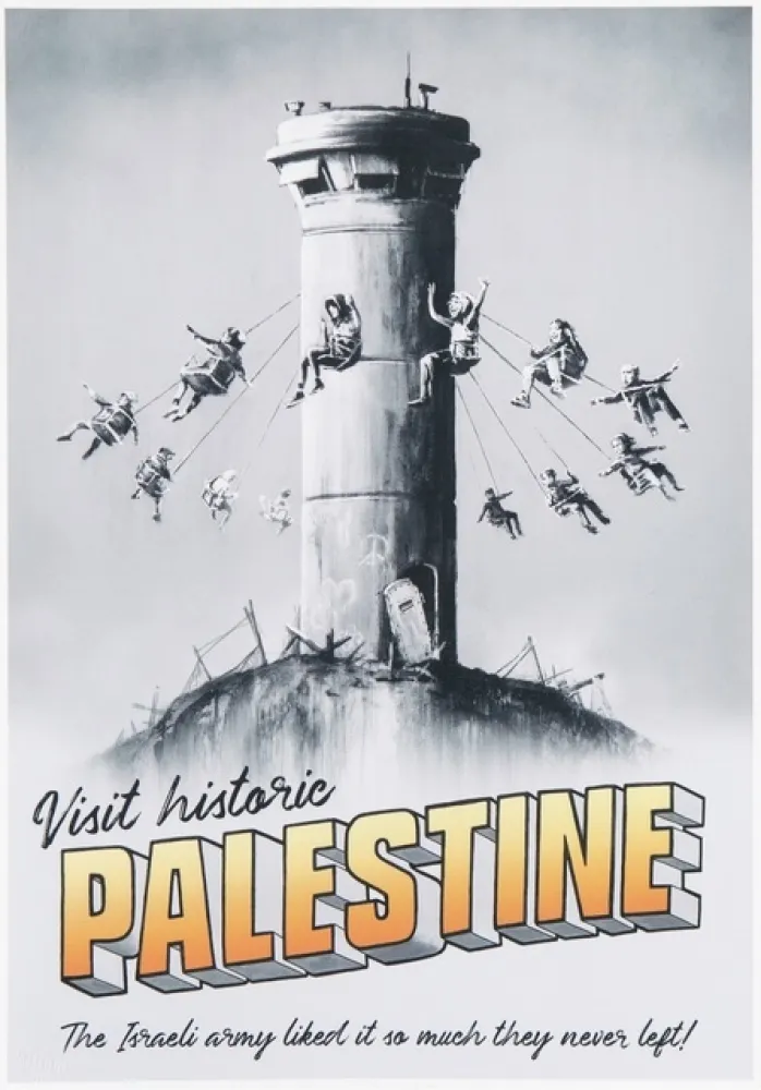 胶版印刷 Banksy - Visit historic Palestine