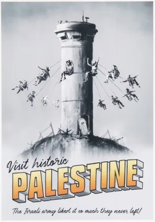 胶版印刷 Banksy - Visit historic Palestine