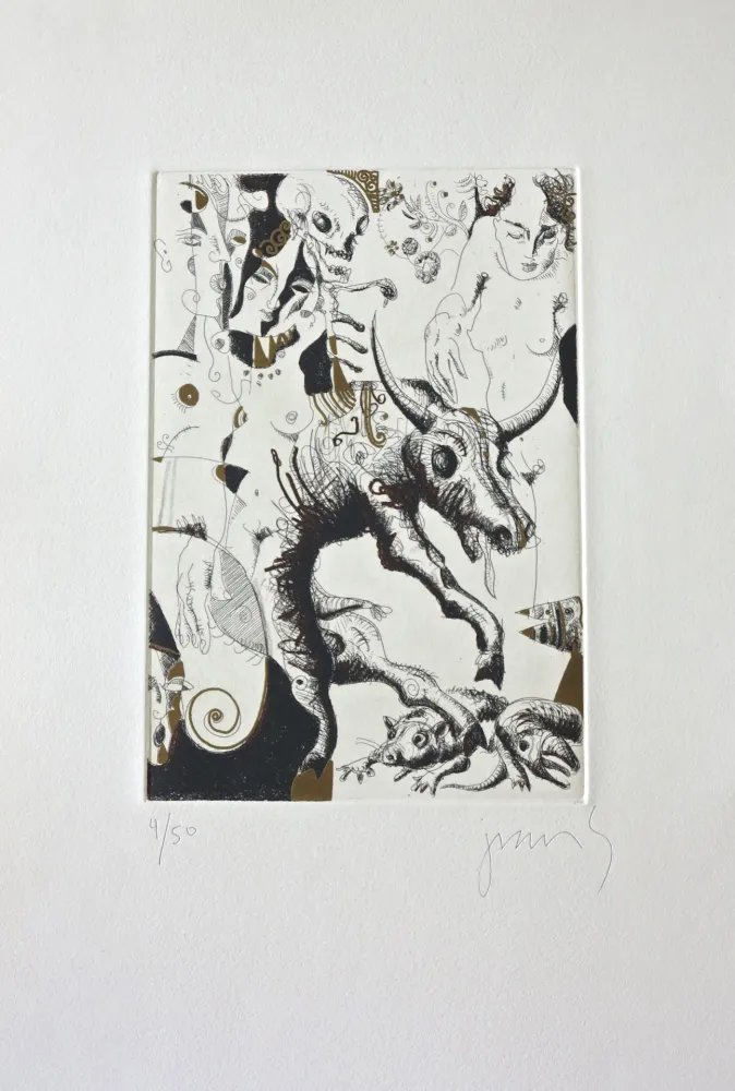 版画 Barbera - Agonia