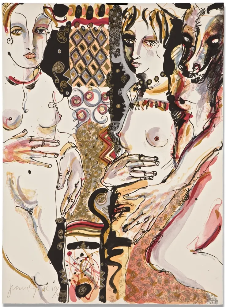 石版画 Barbera - Compasion