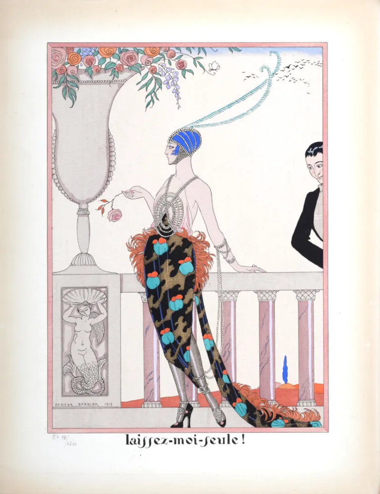 镂版印刷 Barbier - Laissez-moi-Seule!, C. 1919
