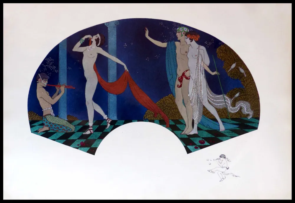 镂版印刷 Barbier - L'éventail