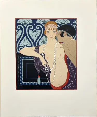 插图书 Barbier - P. Loüys. LES CHANSONS DE BILITIS. Taduit du grec. Illustrations de G. Barbier gravées sur bois par F.L. Schmied (1922)‎ 