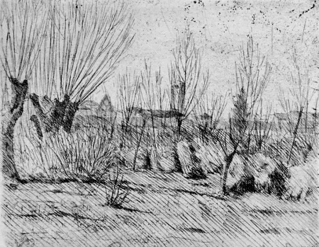 蚀刻版画 Barbisan - Inverno