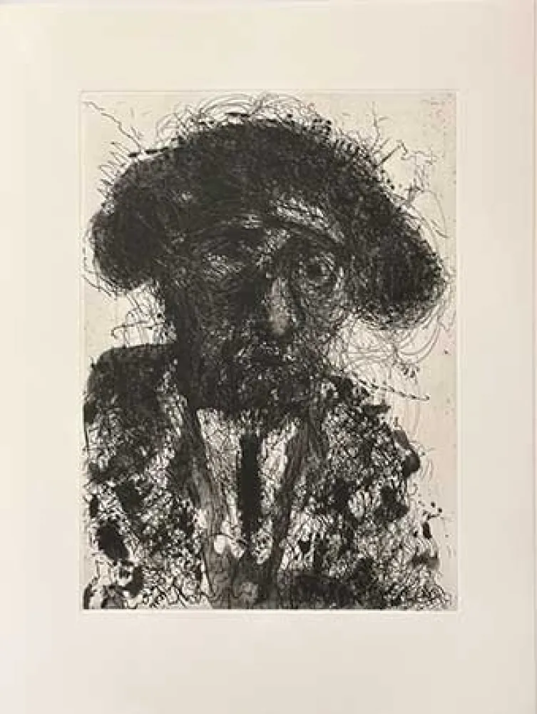 版画 Barcelo - Composition