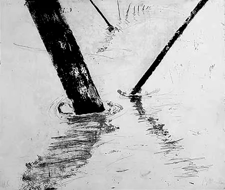 版画 Barcelo - Composition