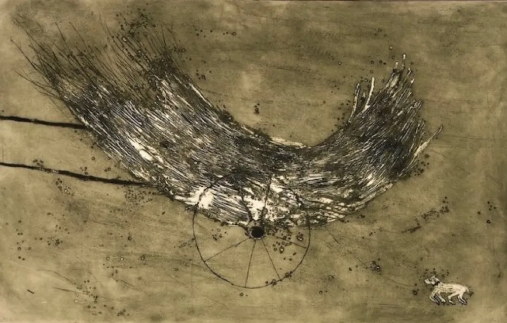 蚀刻飞尘法 Barcelo - La Charette de foin