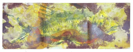 石版画 Barcelo - La Chenille / La Carpe