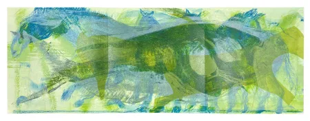 石版画 Barcelo - Le Cheval