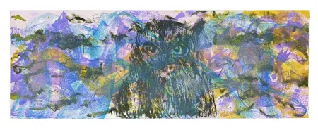 石版画 Barcelo - Le Hibou