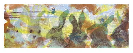 石版画 Barcelo - Le Lapin