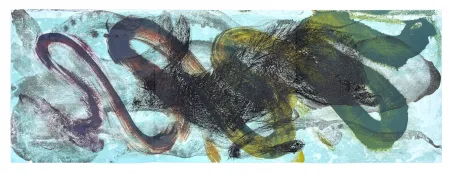 石版画 Barcelo - Le Serpent