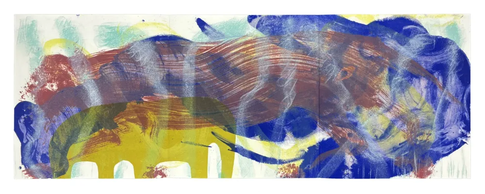 石版画 Barcelo - L’Éléphant