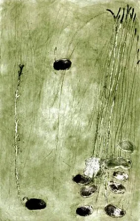 版画 Barcelo - Les germes 