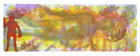 石版画 Barcelo - Orphée