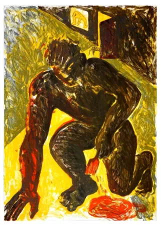 石版画 Barcelo - Sans titre