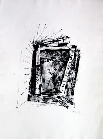 石版画 Barcelo - Sans titre