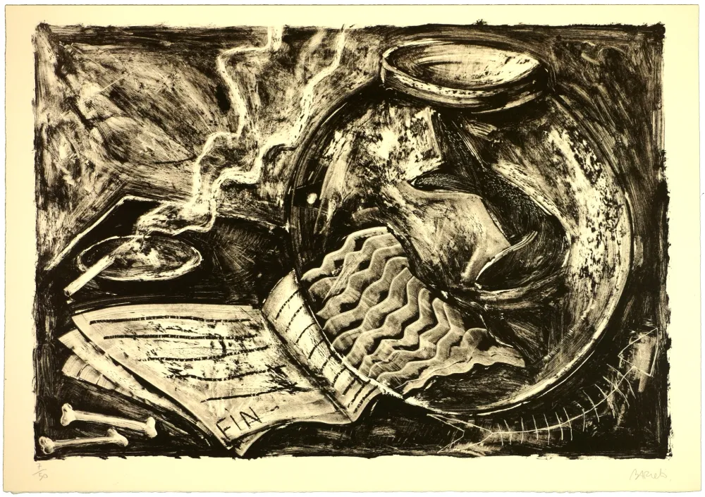 石版画 Barcelo - Sin Título II