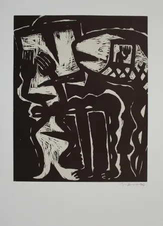 木刻 Barfuss - Atelierbesuch / Studio Visit