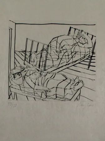 版画 Bargheer - Der Gast