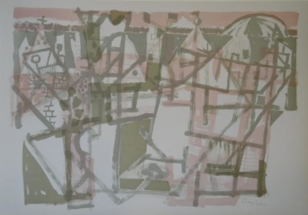 石版画 Bargheer - Untitled