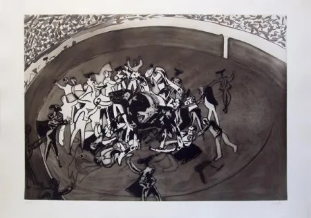 蚀刻飞尘法 Barjola  - Cogida