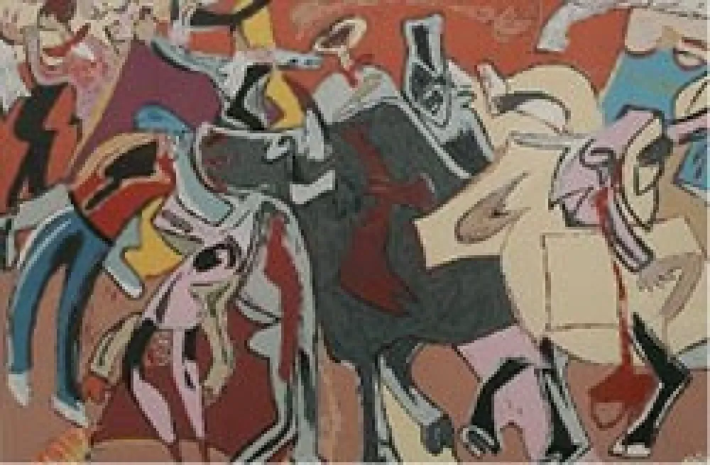 丝网印刷 Barjola  - Tauromaquia