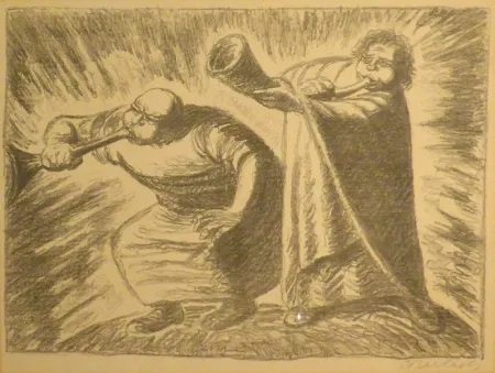 石版画 Barlach - Der neue Tag