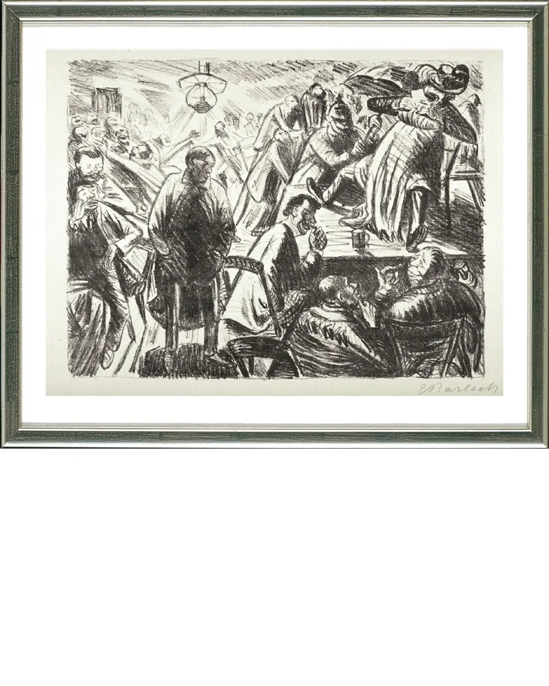 石版画 Barlach - Frau Venus, 1919