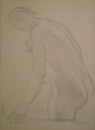 无技术 Barraud - (Stehender weiblicher Akt)