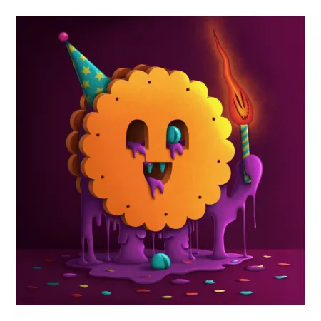 数码版画 Barrome Forgues - Pall party