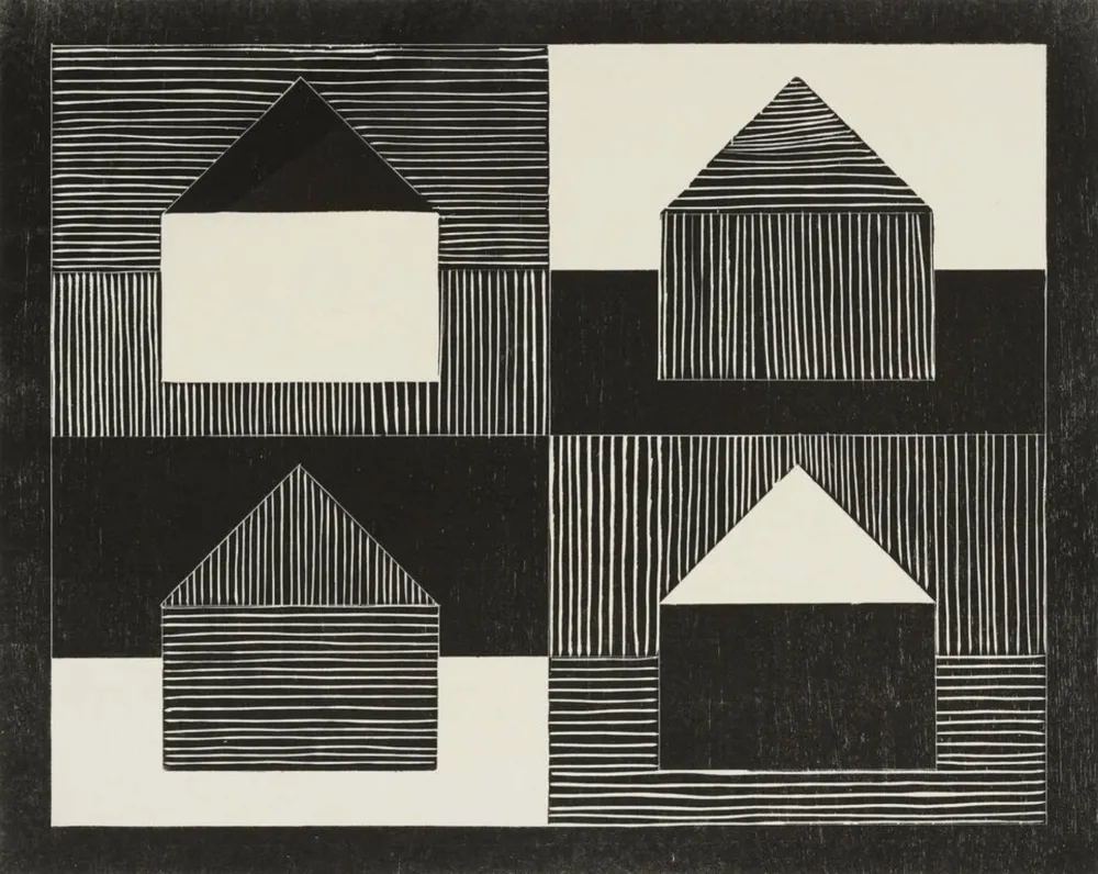 木刻 Bartlett - Black, Grey, White, from Art Pro-Choice II