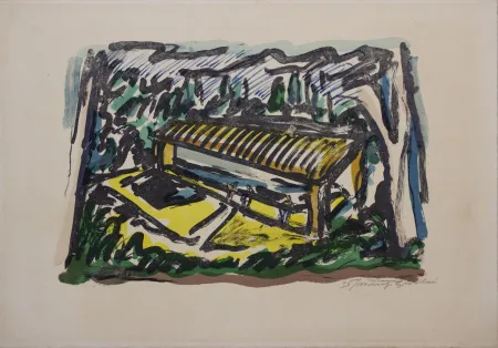 石版画 Bartolini - Fonte di campagna