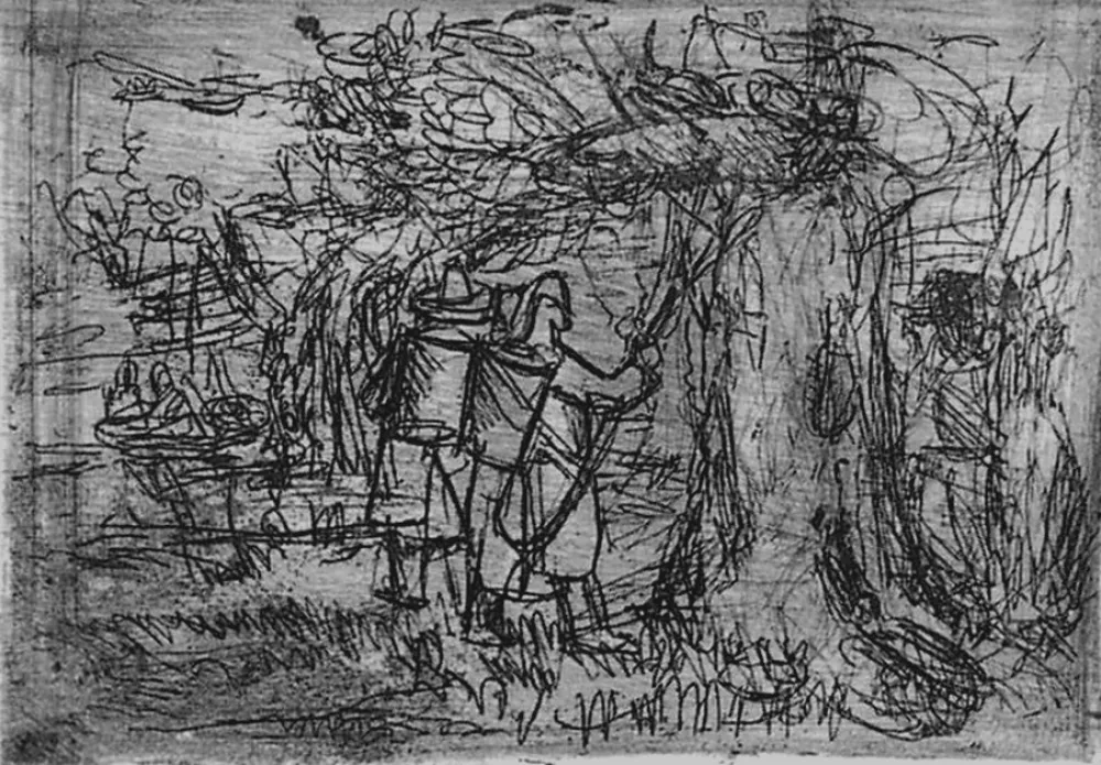 蚀刻版画 Bartolini - Gli antiparassitari delle piante