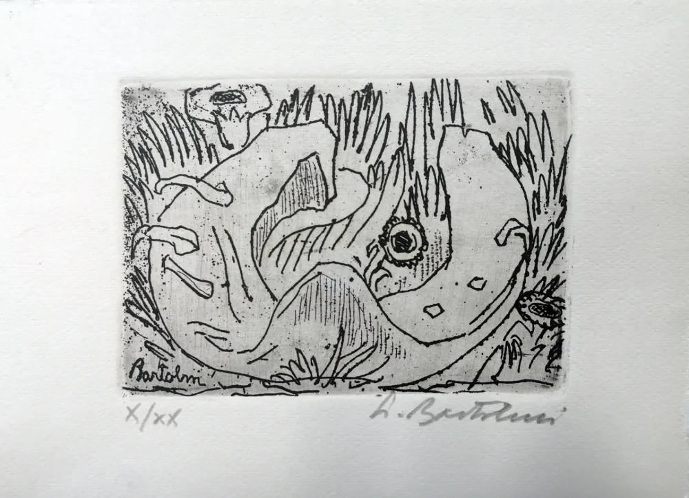 蚀刻版画 Bartolini - Il ferro di cavallo