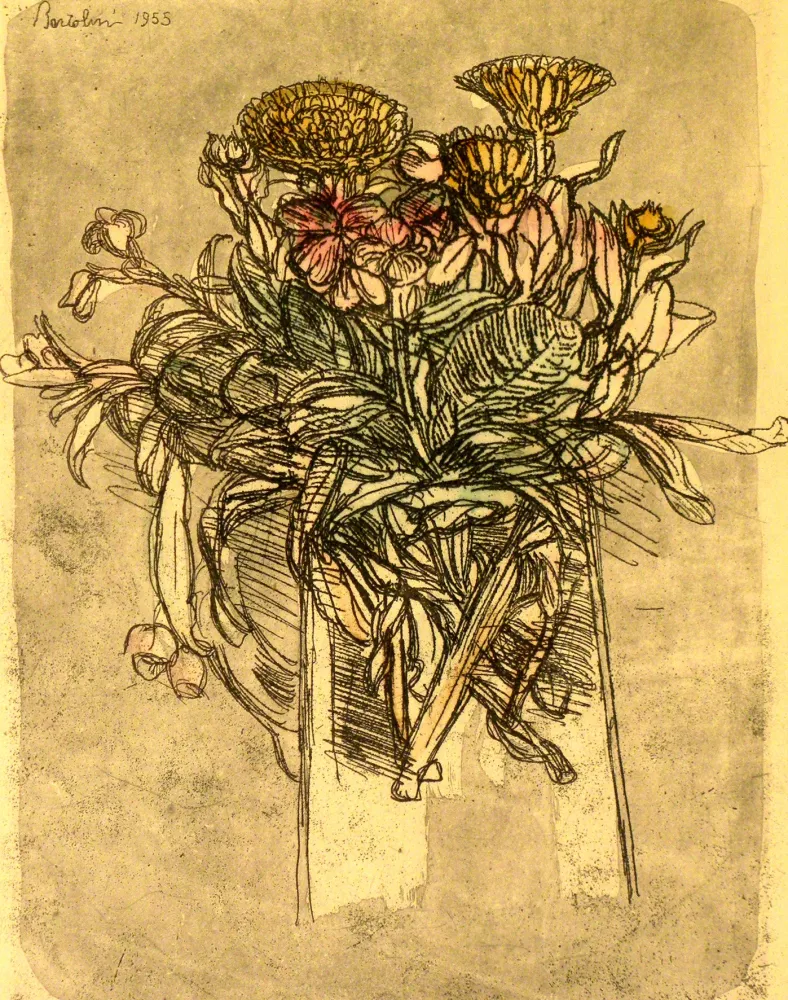 蚀刻版画 Bartolini - Le calendule