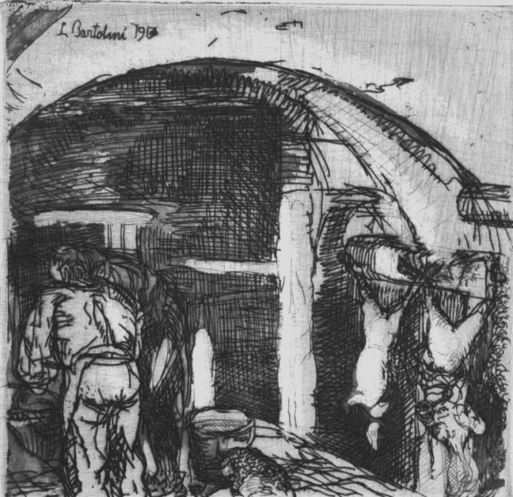 蚀刻版画 Bartolini - Pasqua