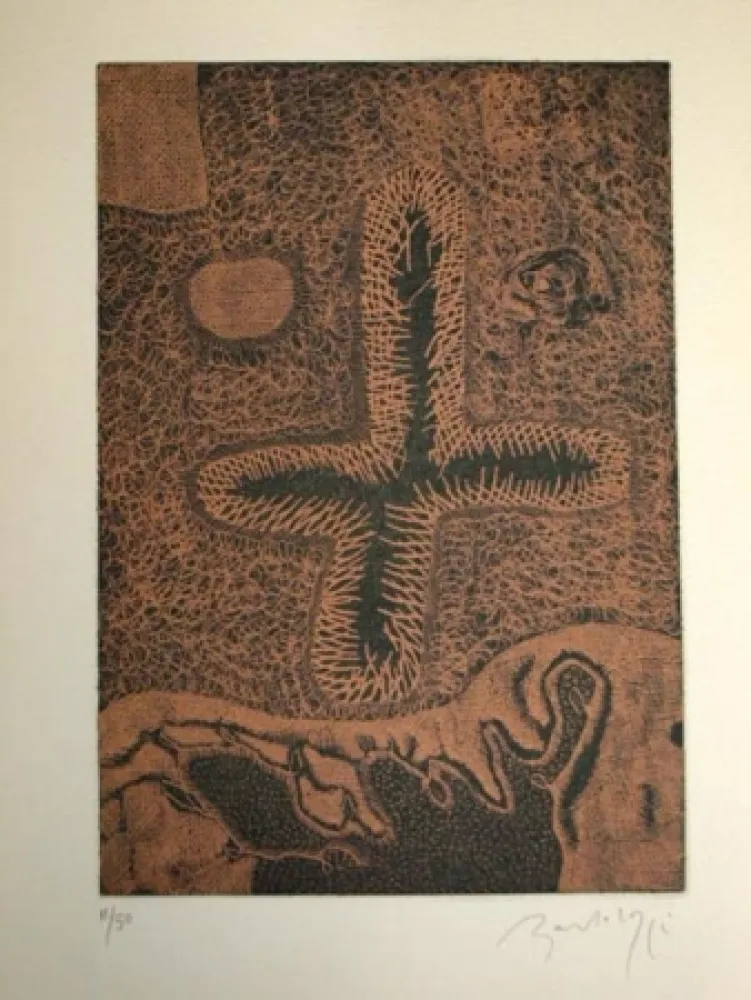 蚀刻版画 Bartolozzi - CRUZ