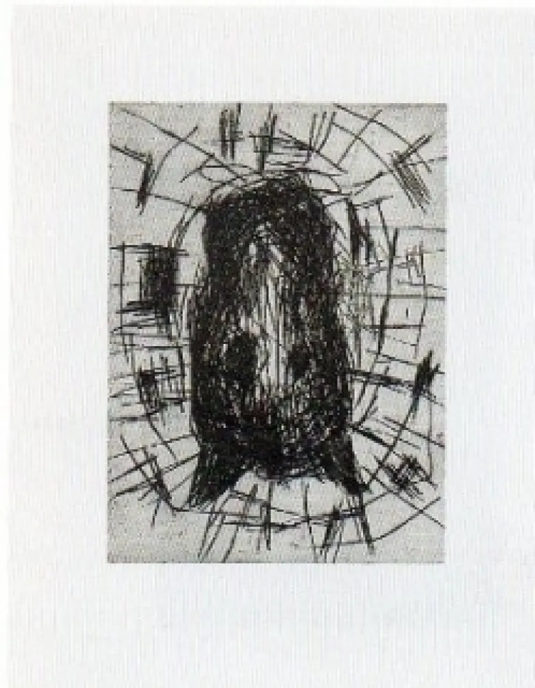 干刻版画 Baselitz - Das Pferd