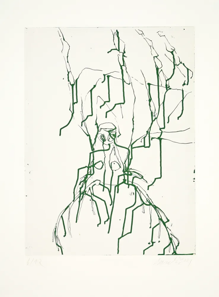 飞尘腐蚀法 Baselitz - 