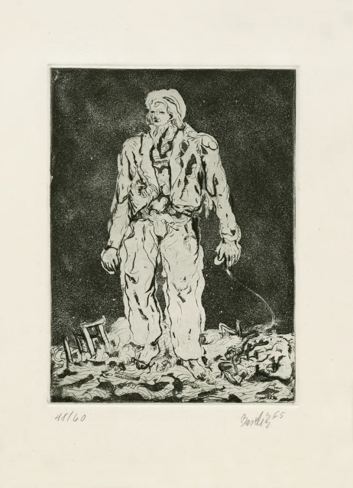 蚀刻飞尘法 Baselitz - 