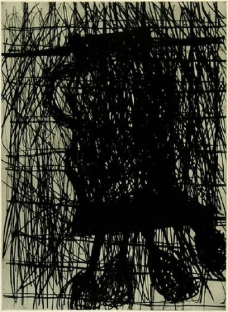 干刻版画 Baselitz - Die Vase (The Vase)