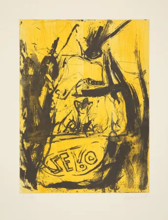 蚀刻飞尘法 Baselitz - 