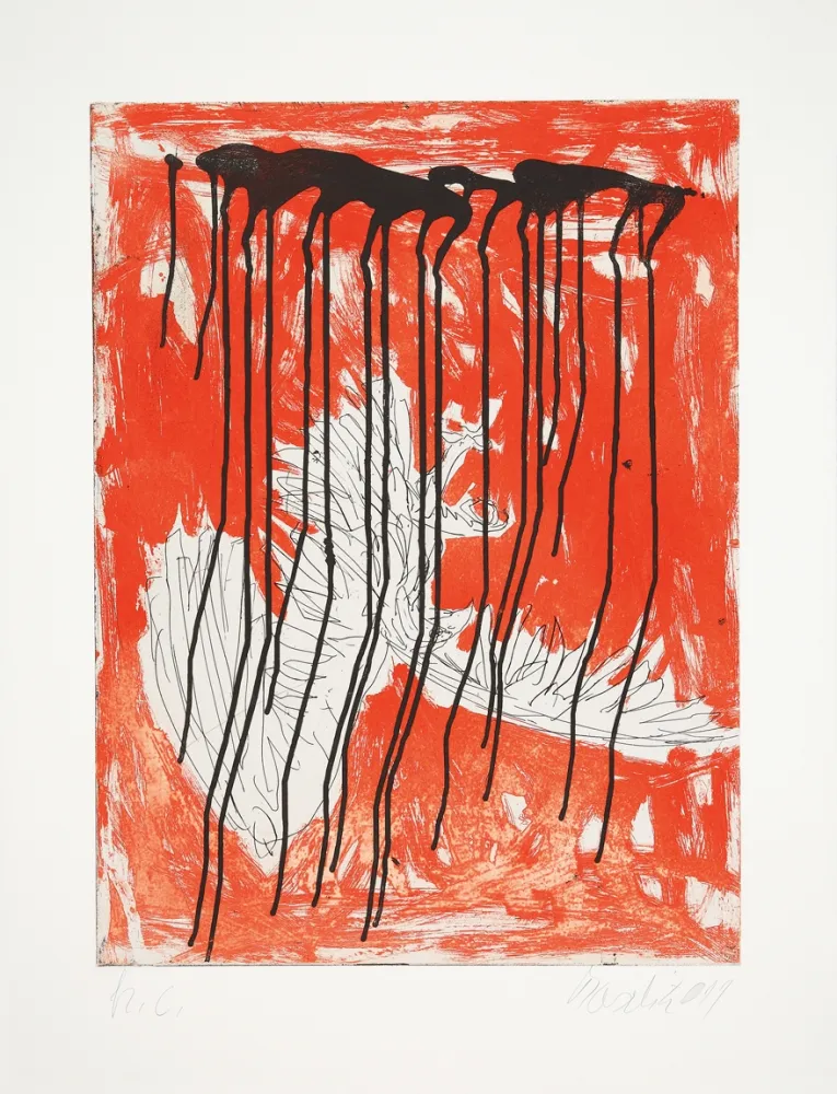 蚀刻版画 Baselitz - 