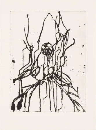 飞尘腐蚀法 Baselitz - Hirsch I (black)