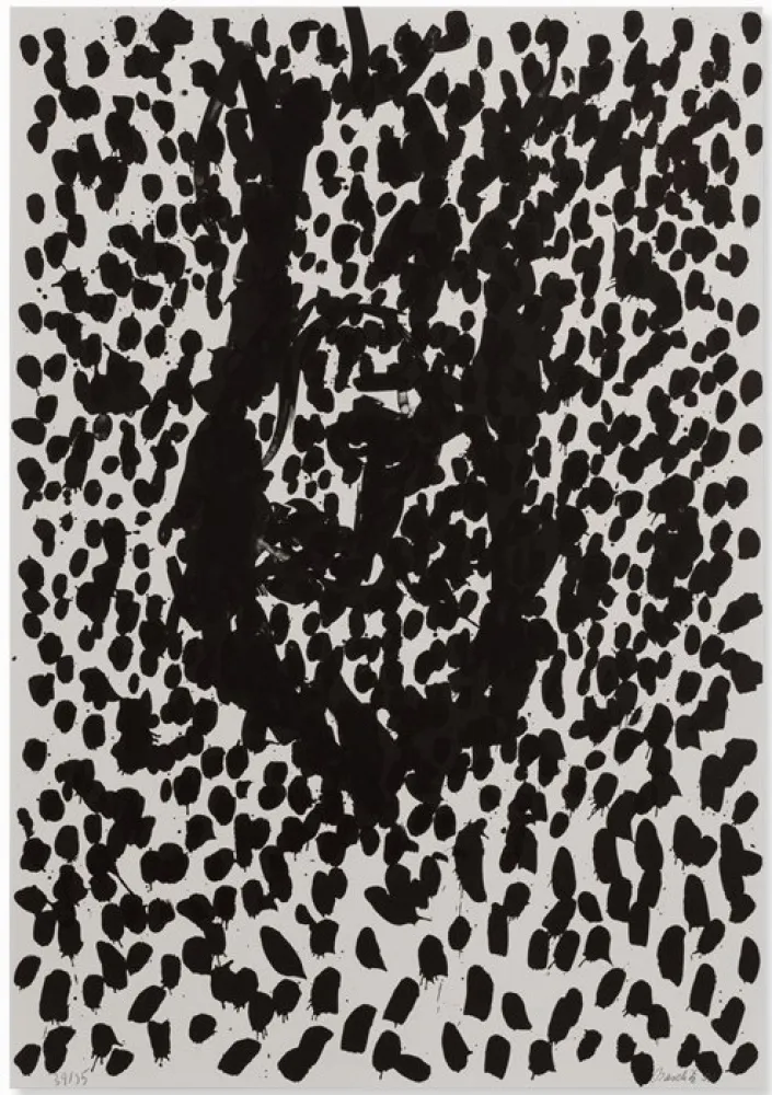 石版画 Baselitz - Kopf (Head) - no. 21 (from Suite 45)