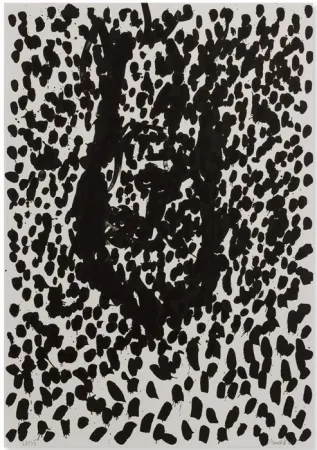 石版画 Baselitz - Kopf (Head) - no. 21 (from Suite 45)