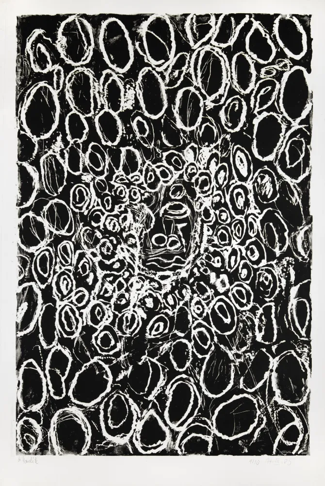 木刻 Baselitz - Kopfe